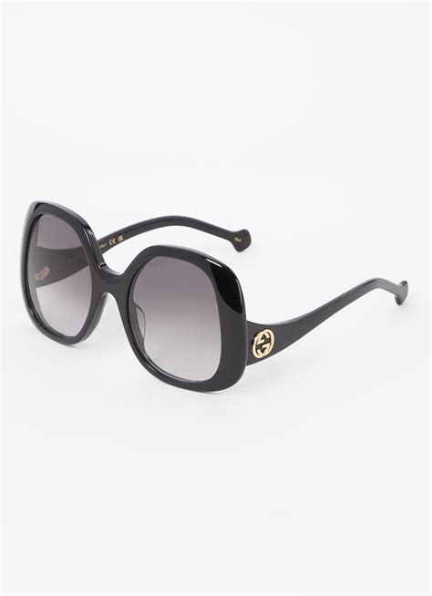 zwarte gucci zonnebril dames|Gucci zonnebril voor dames in zwart .